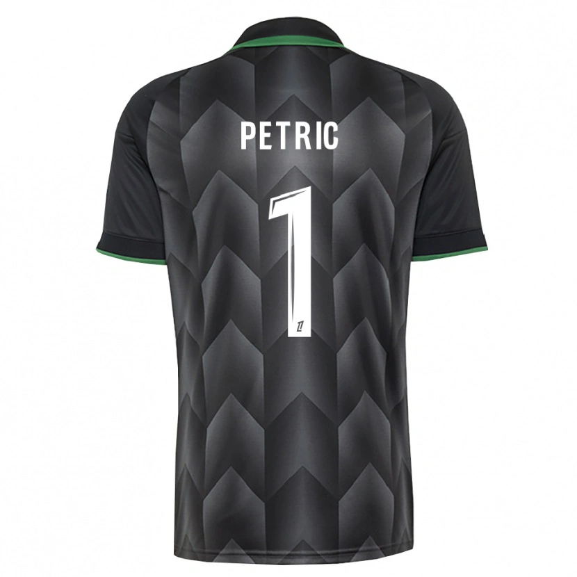 Danxen Kinderen Denis Petric #1 Wit Zwart Groen Uitshirt Uittenue 2026/27 T-Shirt België