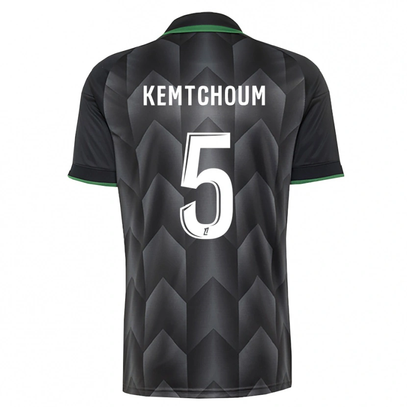 Danxen Kinderen Noé Kemtchoum #5 Wit Zwart Groen Uitshirt Uittenue 2026/27 T-Shirt België