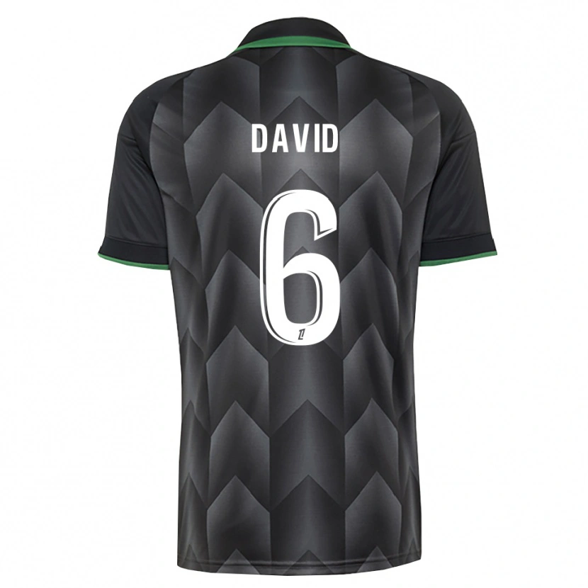 Danxen Kinderen Tess David #6 Wit Zwart Groen Uitshirt Uittenue 2026/27 T-Shirt België