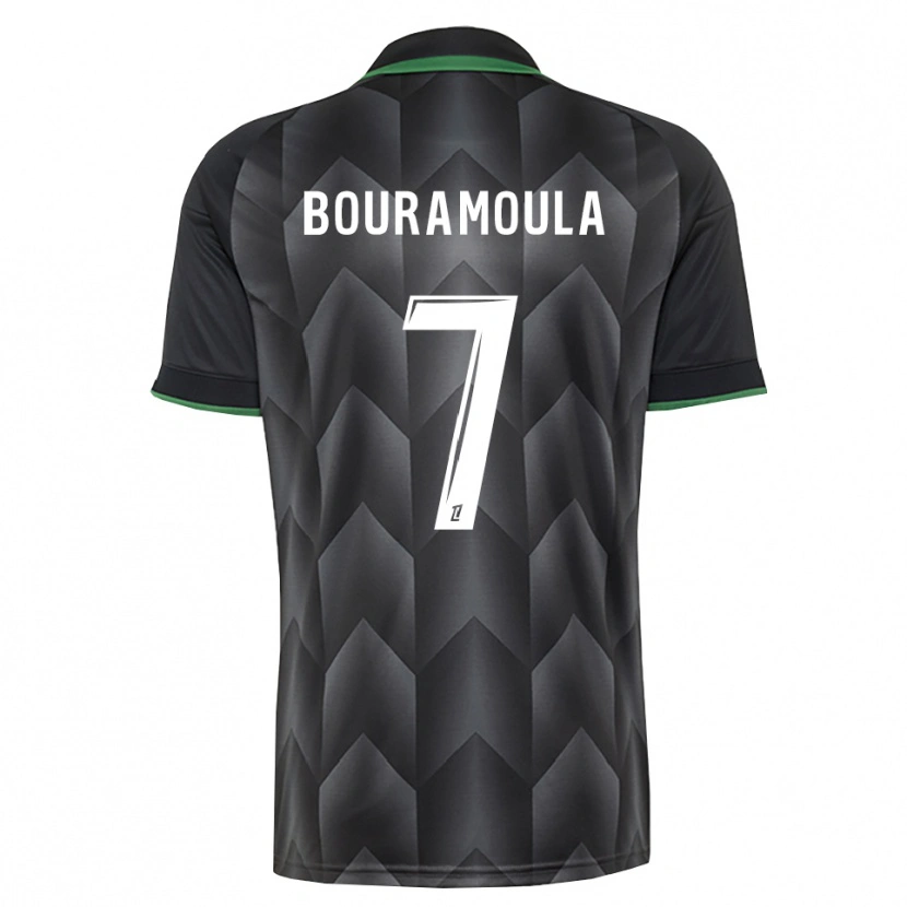 Danxen Kinderen Ilies Bouramoula #7 Wit Zwart Groen Uitshirt Uittenue 2026/27 T-Shirt België