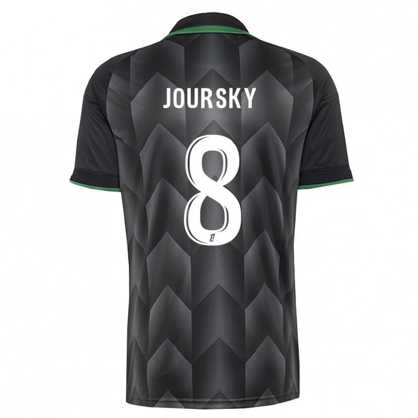 Danxen Kinderen Leopold Joursky #8 Wit Zwart Groen Uitshirt Uittenue 2026/27 T-Shirt België