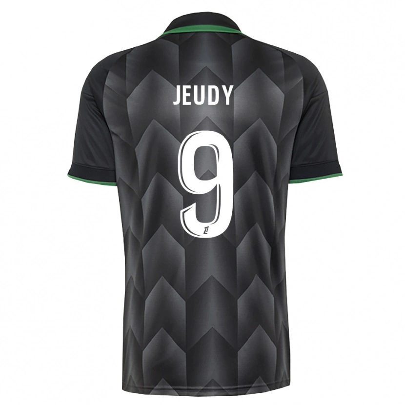 Danxen Kinderen Sherly Jeudy #9 Wit Zwart Groen Uitshirt Uittenue 2026/27 T-Shirt België