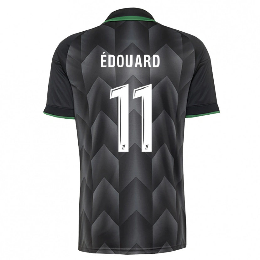 Danxen Kinderen Odsonne Édouard #11 Wit Zwart Groen Uitshirt Uittenue 2026/27 T-Shirt België