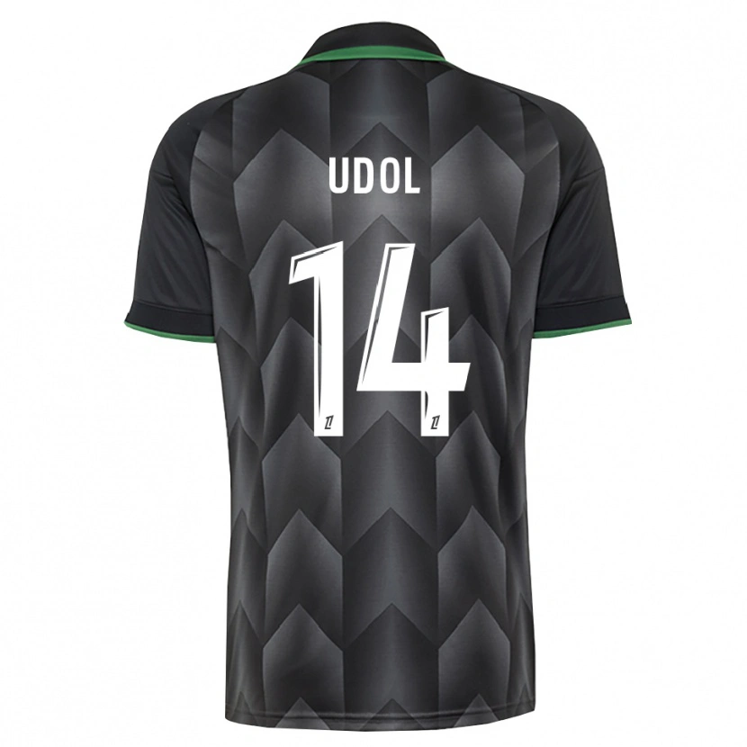 Danxen Kinderen Matthieu Udol #14 Wit Zwart Groen Uitshirt Uittenue 2026/27 T-Shirt België