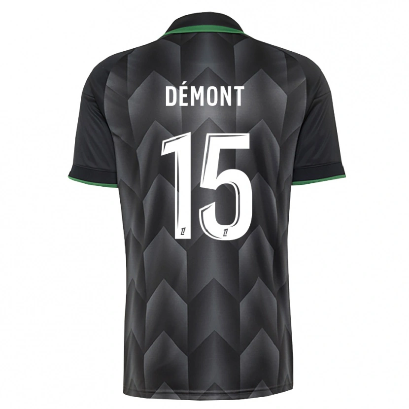Danxen Kinderen Ange Démont #15 Wit Zwart Groen Uitshirt Uittenue 2026/27 T-Shirt België