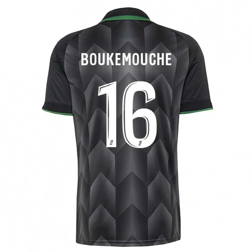 Danxen Kinderen Amine Boukemouche #16 Wit Zwart Groen Uitshirt Uittenue 2026/27 T-Shirt België