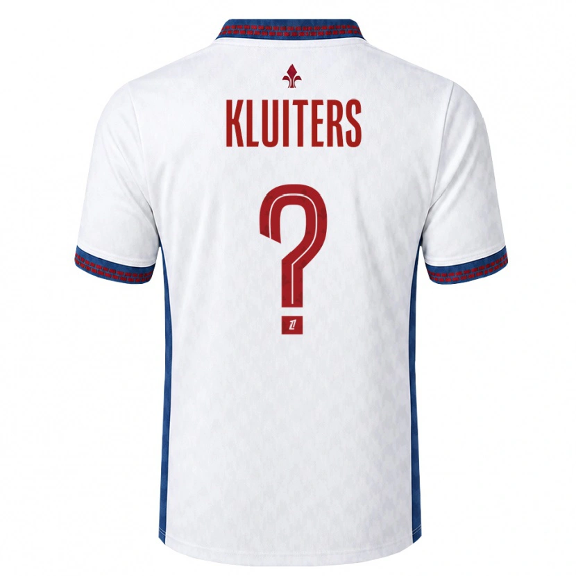 Danxen Kinderen Luuk Kluiters #0 Rood Wit Blauw Uitshirt Uittenue 2026/27 T-Shirt België