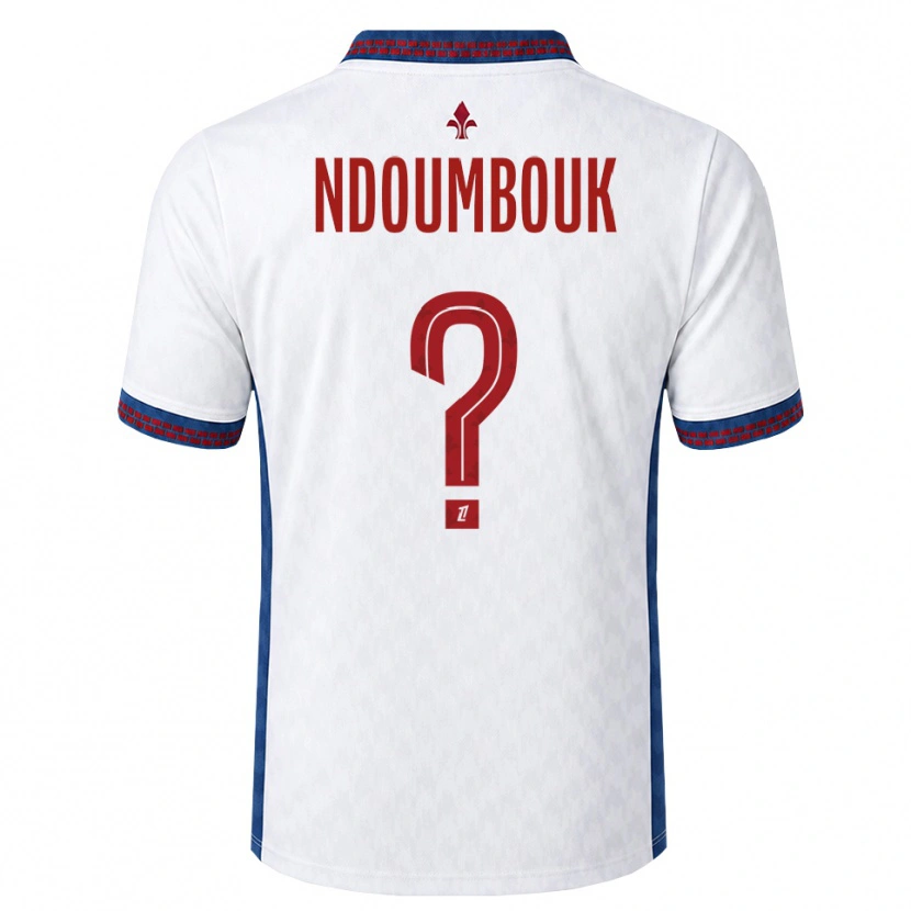 Danxen Kinderen Marlyse Ngo Ndoumbouk #0 Rood Wit Blauw Uitshirt Uittenue 2026/27 T-Shirt België