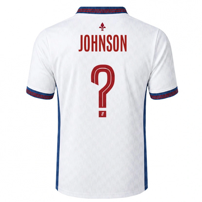 Danxen Kinderen Kédie Johnson #0 Rood Wit Blauw Uitshirt Uittenue 2026/27 T-Shirt België