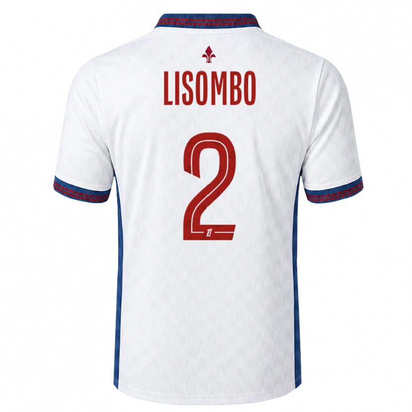 Danxen Kinderen Lougy Lisombo #2 Rood Wit Blauw Uitshirt Uittenue 2026/27 T-Shirt België