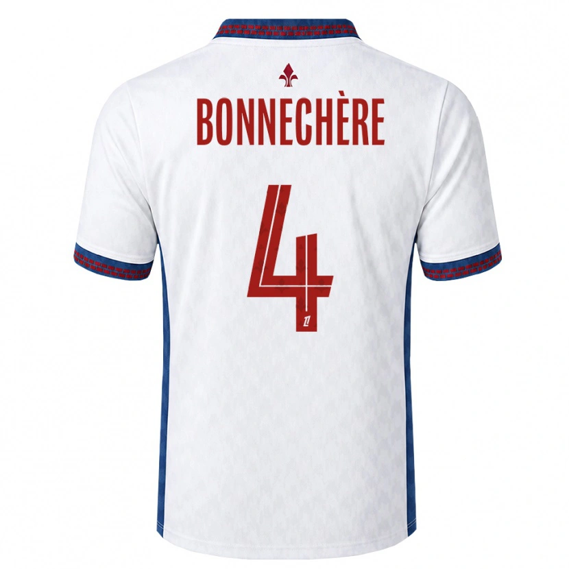 Danxen Kinderen Victor Bonnechère #4 Rood Wit Blauw Uitshirt Uittenue 2026/27 T-Shirt België
