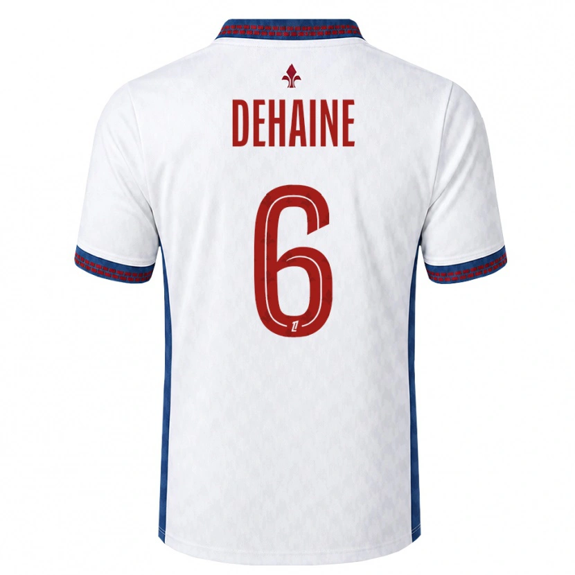 Danxen Kinderen Axel Dehaine #6 Rood Wit Blauw Uitshirt Uittenue 2026/27 T-Shirt België