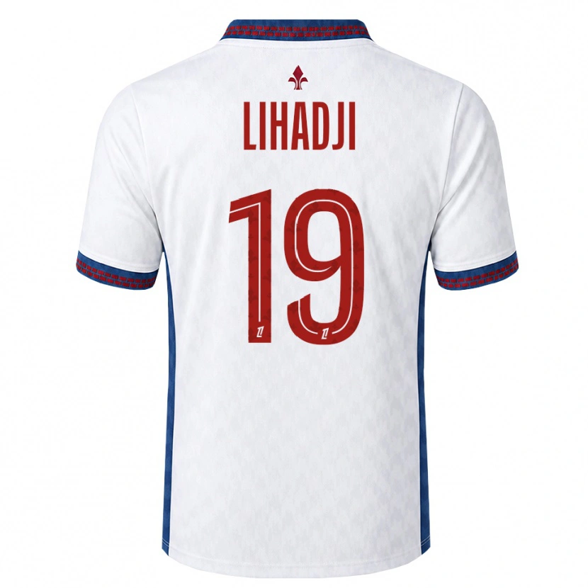 Danxen Kinderen Isaac Lihadji #19 Rood Wit Blauw Uitshirt Uittenue 2026/27 T-Shirt België