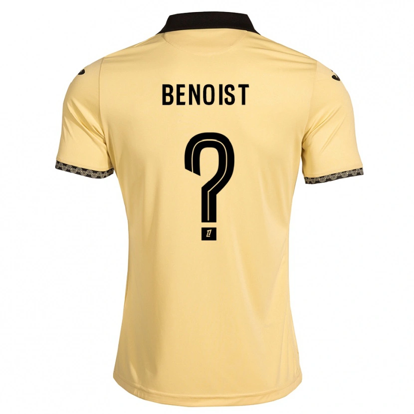 Danxen Kinderen Baptiste Benoist #0 Navajo Wit Zwart Uitshirt Uittenue 2026/27 T-Shirt België