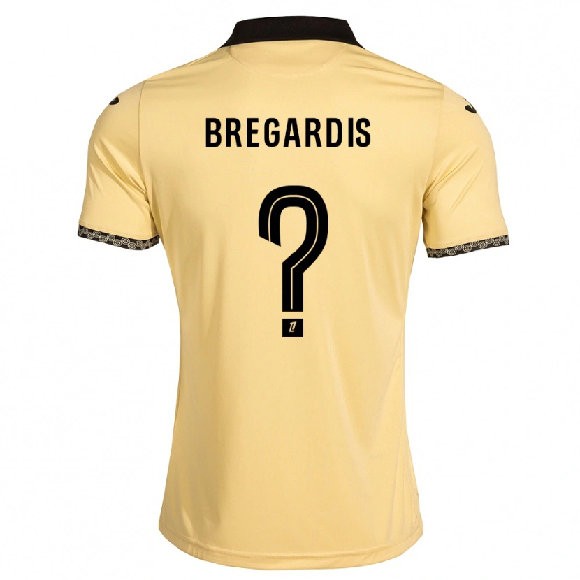 Danxen Kinderen Tom Bregardis #0 Navajo Wit Zwart Uitshirt Uittenue 2026/27 T-Shirt België