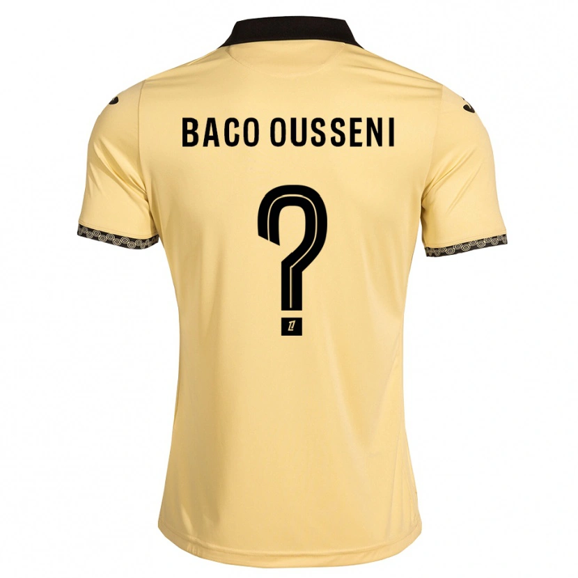 Danxen Kinderen Timothée Baco Ousseni #0 Navajo Wit Zwart Uitshirt Uittenue 2026/27 T-Shirt België
