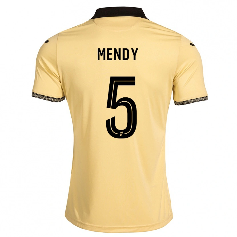 Danxen Kinderen Benjamin Mendy #5 Navajo Wit Zwart Uitshirt Uittenue 2026/27 T-Shirt België