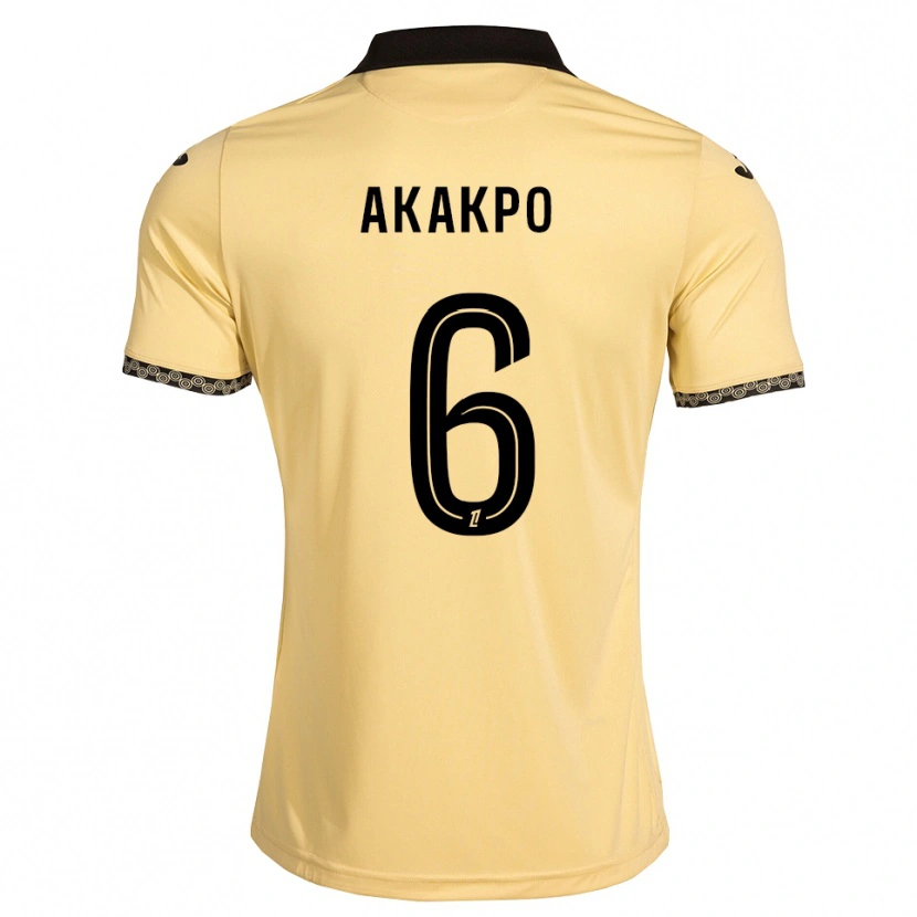 Danxen Kinderen Izak Akakpo #6 Navajo Wit Zwart Uitshirt Uittenue 2026/27 T-Shirt België