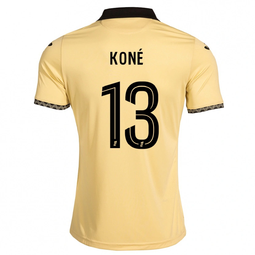 Danxen Kinderen Mamadou Koné #13 Navajo Wit Zwart Uitshirt Uittenue 2026/27 T-Shirt België