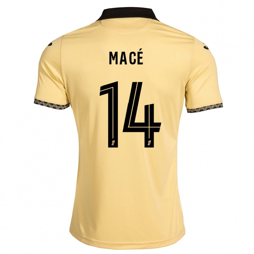 Danxen Kinderen Marine Macé #14 Navajo Wit Zwart Uitshirt Uittenue 2026/27 T-Shirt België