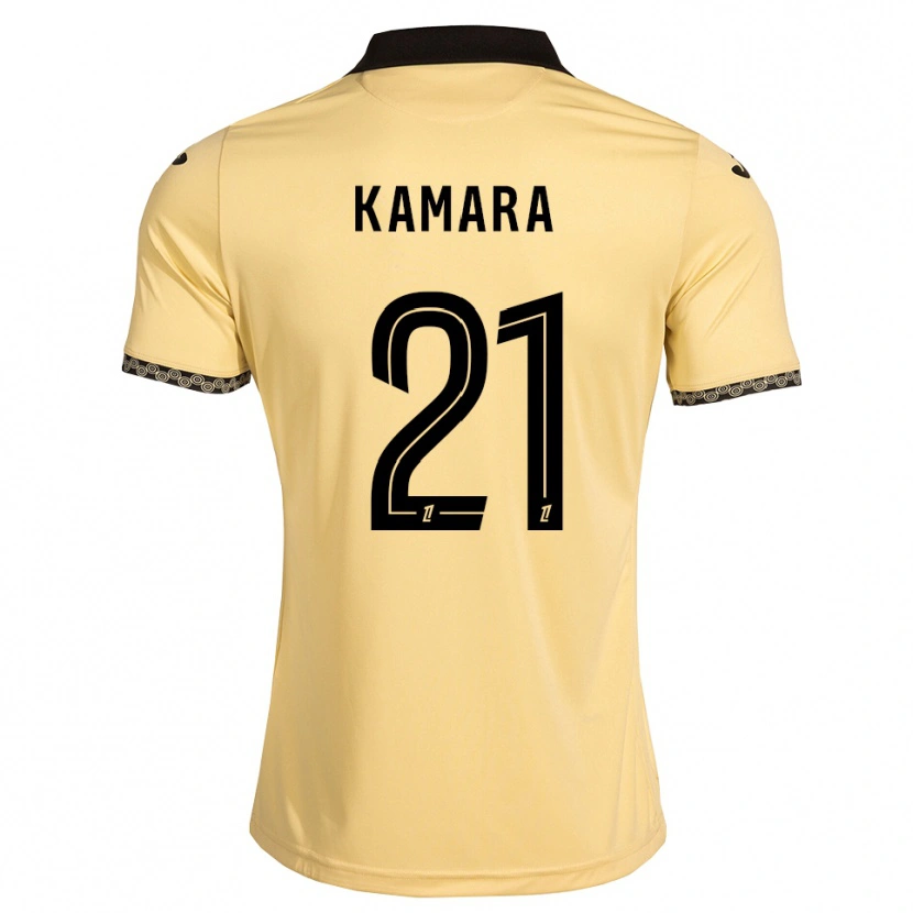 Danxen Kinderen Bingourou Kamara #21 Navajo Wit Zwart Uitshirt Uittenue 2026/27 T-Shirt België