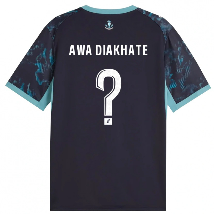 Danxen Kinderen Ndeye Awa Diakhate #0 Licht Turkoois Wit Zwart Uitshirt Uittenue 2026/27 T-Shirt België