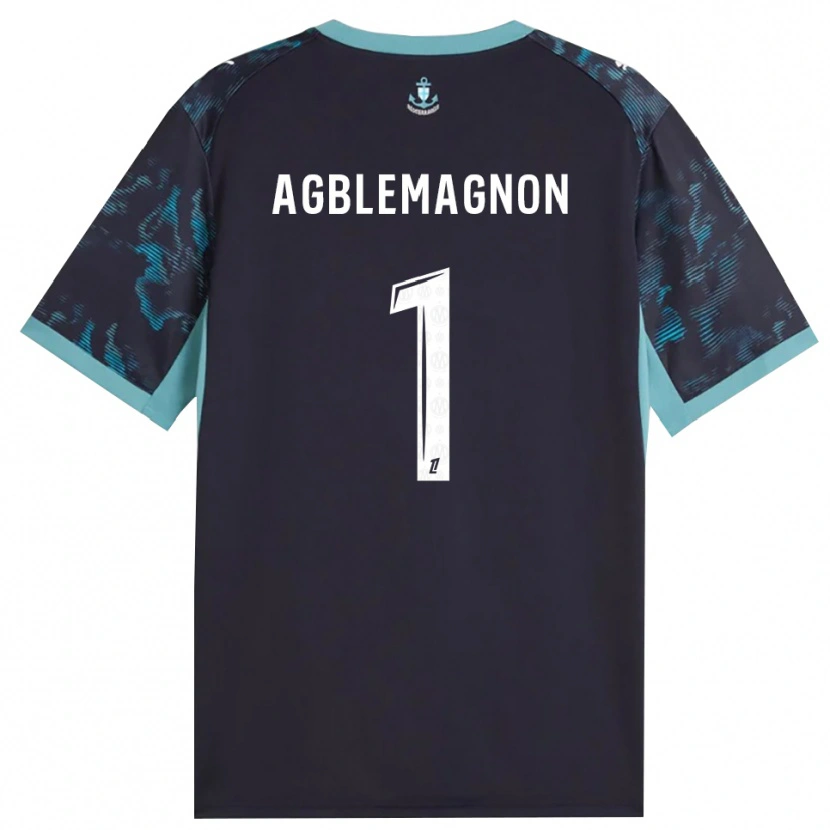 Danxen Kinderen Jordan Agblemagnon #1 Licht Turkoois Wit Zwart Uitshirt Uittenue 2026/27 T-Shirt België