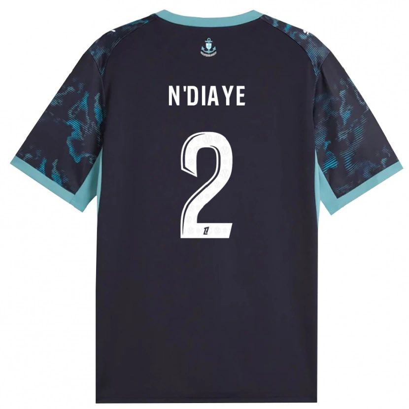 Danxen Kinderen Osmane N'diaye #2 Licht Turkoois Wit Zwart Uitshirt Uittenue 2026/27 T-Shirt België