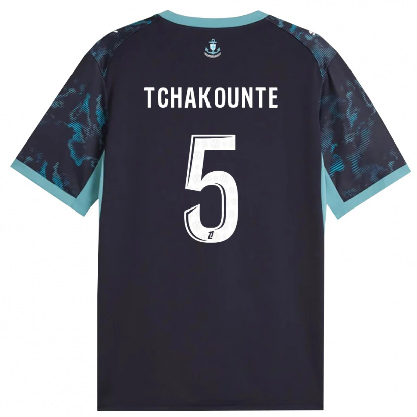 Danxen Kinderen Annaëlle Tchakounté #5 Licht Turkoois Wit Zwart Uitshirt Uittenue 2026/27 T-Shirt België