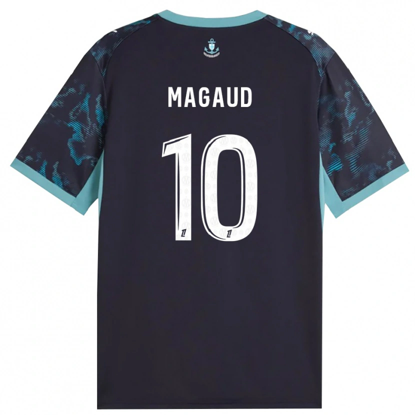 Danxen Kinderen Kyle Magaud #10 Licht Turkoois Wit Zwart Uitshirt Uittenue 2026/27 T-Shirt België