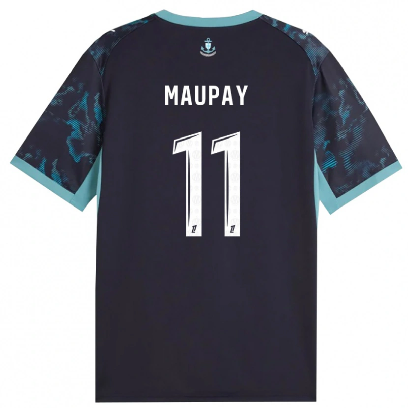 Danxen Kinderen Neal Maupay #11 Licht Turkoois Wit Zwart Uitshirt Uittenue 2026/27 T-Shirt België