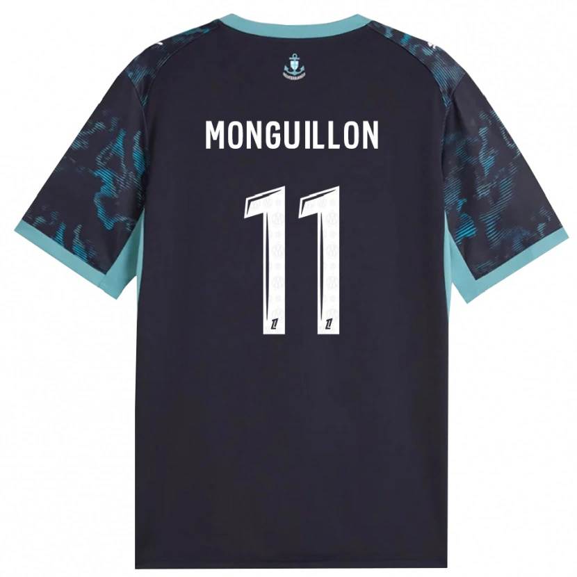 Danxen Kinderen Coralie Monguillon #11 Licht Turkoois Wit Zwart Uitshirt Uittenue 2026/27 T-Shirt België