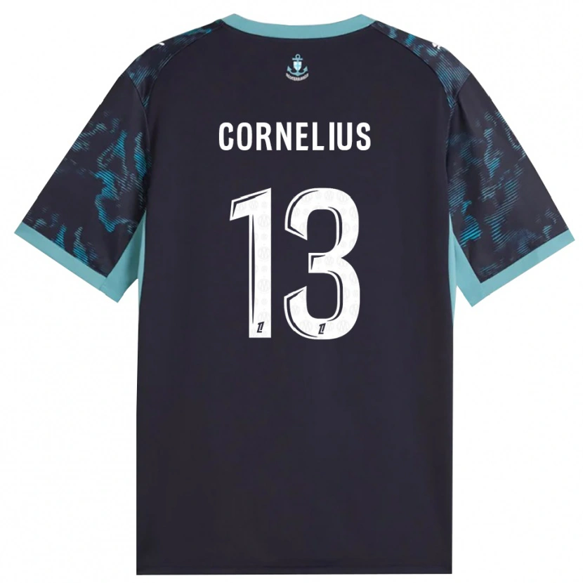 Danxen Kinderen Derek Cornelius #13 Licht Turkoois Wit Zwart Uitshirt Uittenue 2026/27 T-Shirt België