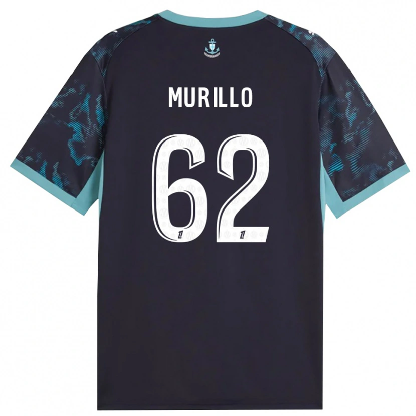 Danxen Kinderen Amir Murillo #62 Licht Turkoois Wit Zwart Uitshirt Uittenue 2026/27 T-Shirt België