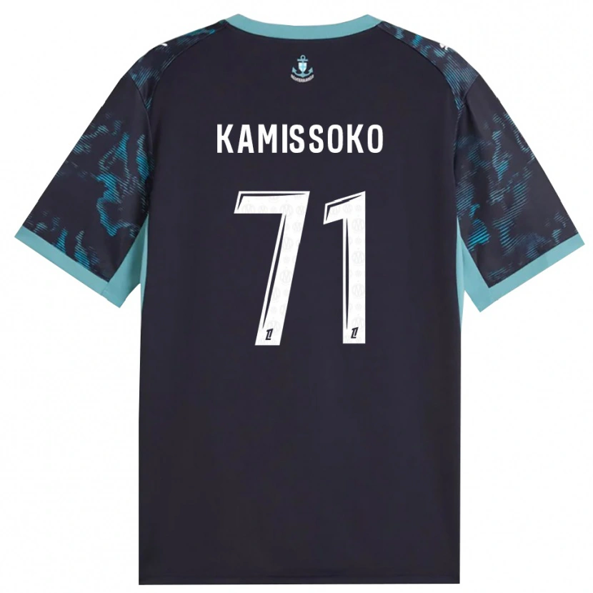 Danxen Kinderen Nouhoum Kamissoko #71 Licht Turkoois Wit Zwart Uitshirt Uittenue 2026/27 T-Shirt België