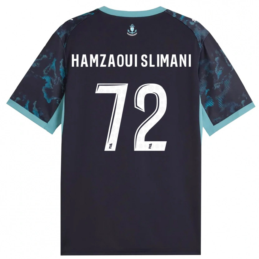 Danxen Kinderen Hilan Hamzaoui Slimani #72 Licht Turkoois Wit Zwart Uitshirt Uittenue 2026/27 T-Shirt België