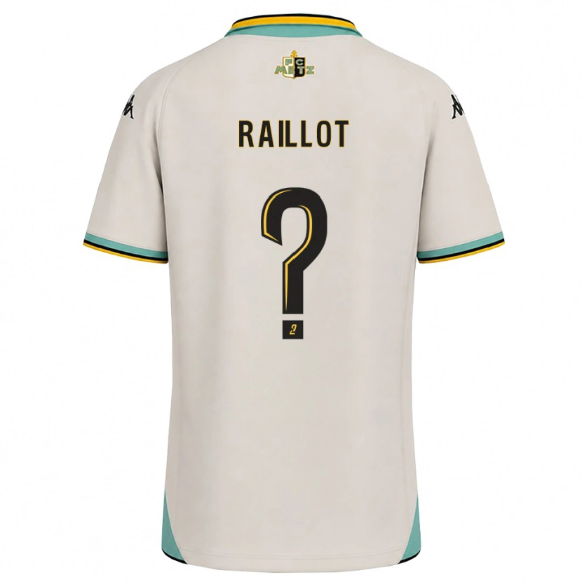 Danxen Kinderen Lilian Raillot #0 Bloemenwit Zwart Uitshirt Uittenue 2026/27 T-Shirt België