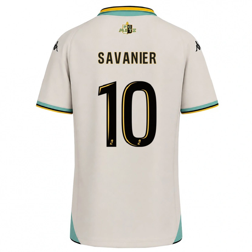 Danxen Kinderen Téji Savanier #10 Bloemenwit Zwart Uitshirt Uittenue 2026/27 T-Shirt België