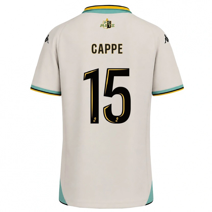 Danxen Kinderen Djibril Cappe #15 Bloemenwit Zwart Uitshirt Uittenue 2026/27 T-Shirt België