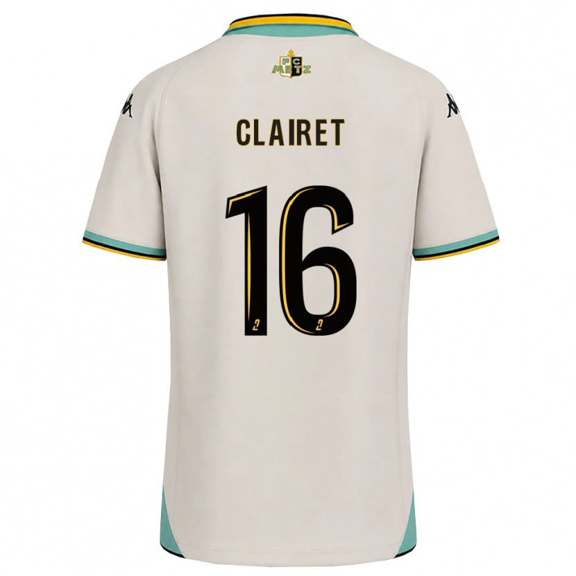 Danxen Kinderen Duncan Clairet #16 Bloemenwit Zwart Uitshirt Uittenue 2026/27 T-Shirt België