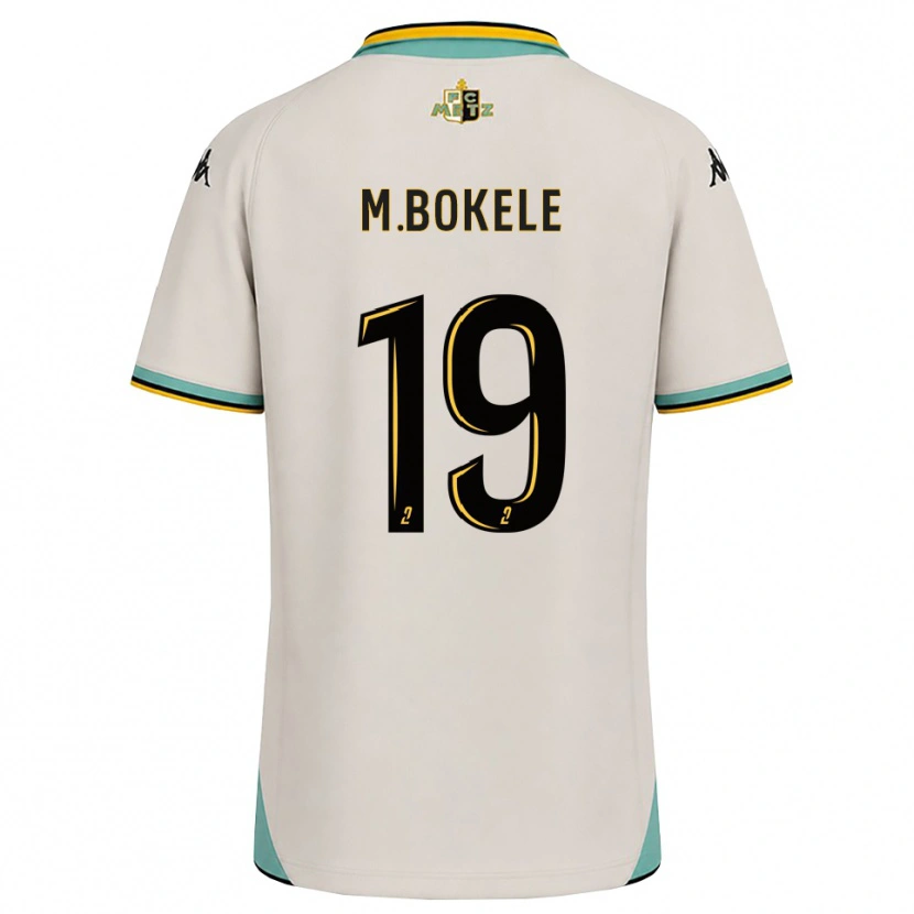 Danxen Kinderen Morgan Bokele #19 Bloemenwit Zwart Uitshirt Uittenue 2026/27 T-Shirt België
