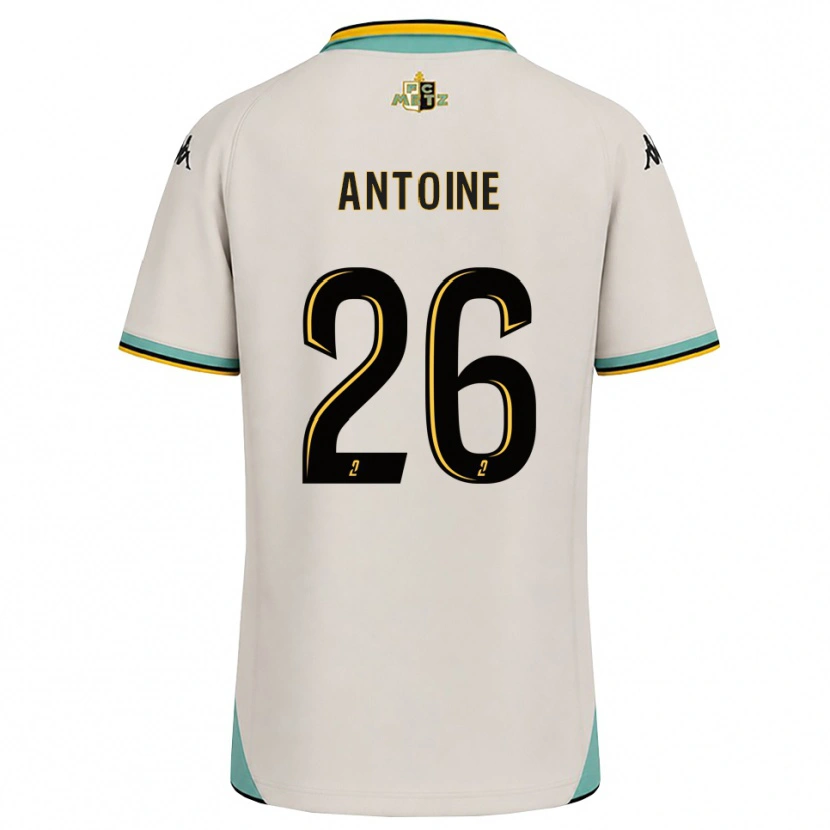 Danxen Kinderen Maud Antoine #26 Bloemenwit Zwart Uitshirt Uittenue 2026/27 T-Shirt België