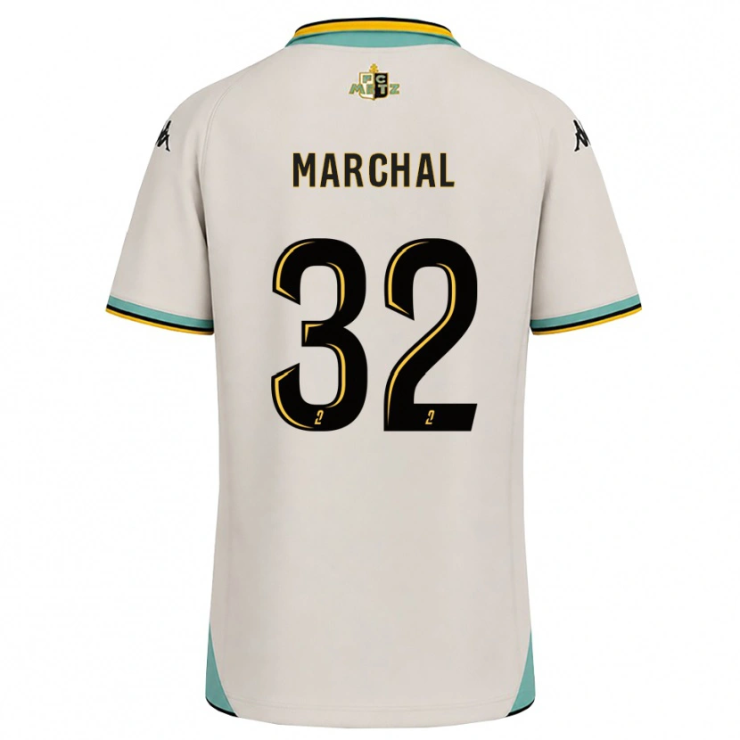 Danxen Kinderen Adam Marchal #32 Bloemenwit Zwart Uitshirt Uittenue 2026/27 T-Shirt België