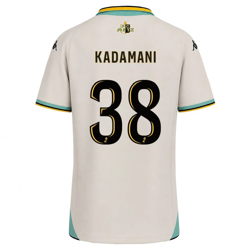Danxen Kinderen Hamza Kadamani #38 Bloemenwit Zwart Uitshirt Uittenue 2026/27 T-Shirt België