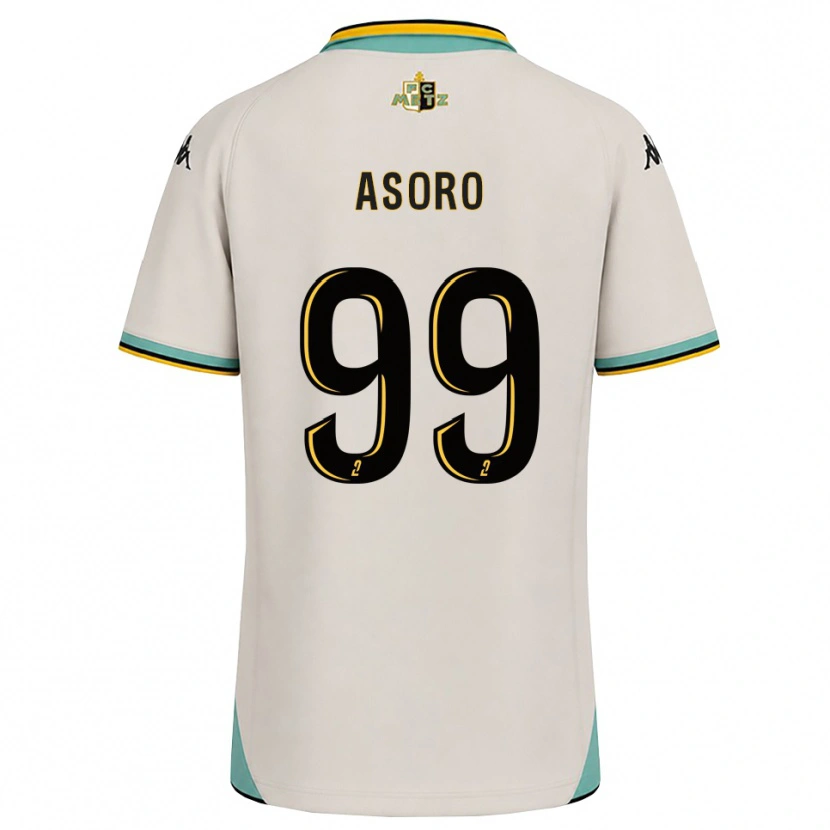 Danxen Kinderen Joel Asoro #99 Bloemenwit Zwart Uitshirt Uittenue 2026/27 T-Shirt België