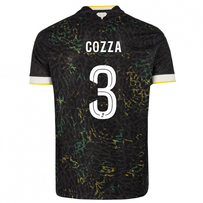 Danxen Kinderen Nicolas Cozza #3 Zwart Wit Geel Uitshirt Uittenue 2026/27 T-Shirt België