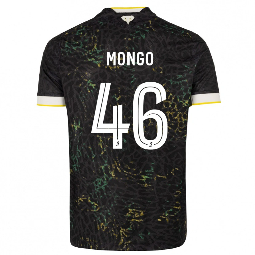 Danxen Kinderen Enzo Mongo #46 Zwart Wit Geel Uitshirt Uittenue 2026/27 T-Shirt België