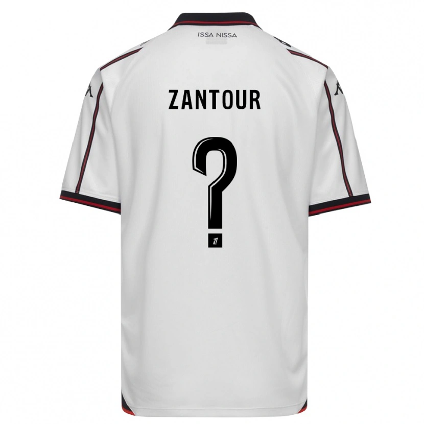 Danxen Kinderen Ishaq Zantour #0 Zwart Wit Uitshirt Uittenue 2026/27 T-Shirt België