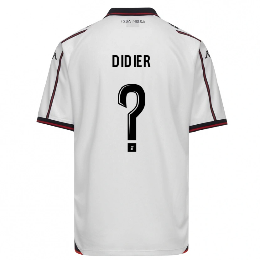Danxen Kinderen Simon Didier #0 Zwart Wit Uitshirt Uittenue 2026/27 T-Shirt België