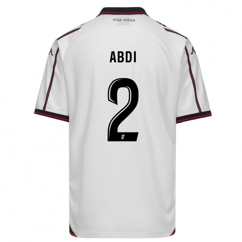 Danxen Kinderen Ali Abdi #2 Zwart Wit Uitshirt Uittenue 2026/27 T-Shirt België